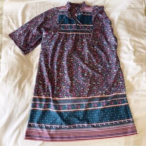 70s Fortrel polyester dress